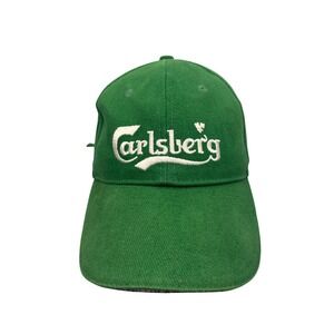 Carlsberg 'Best Beer In The World' Strapback Hat Promo Green